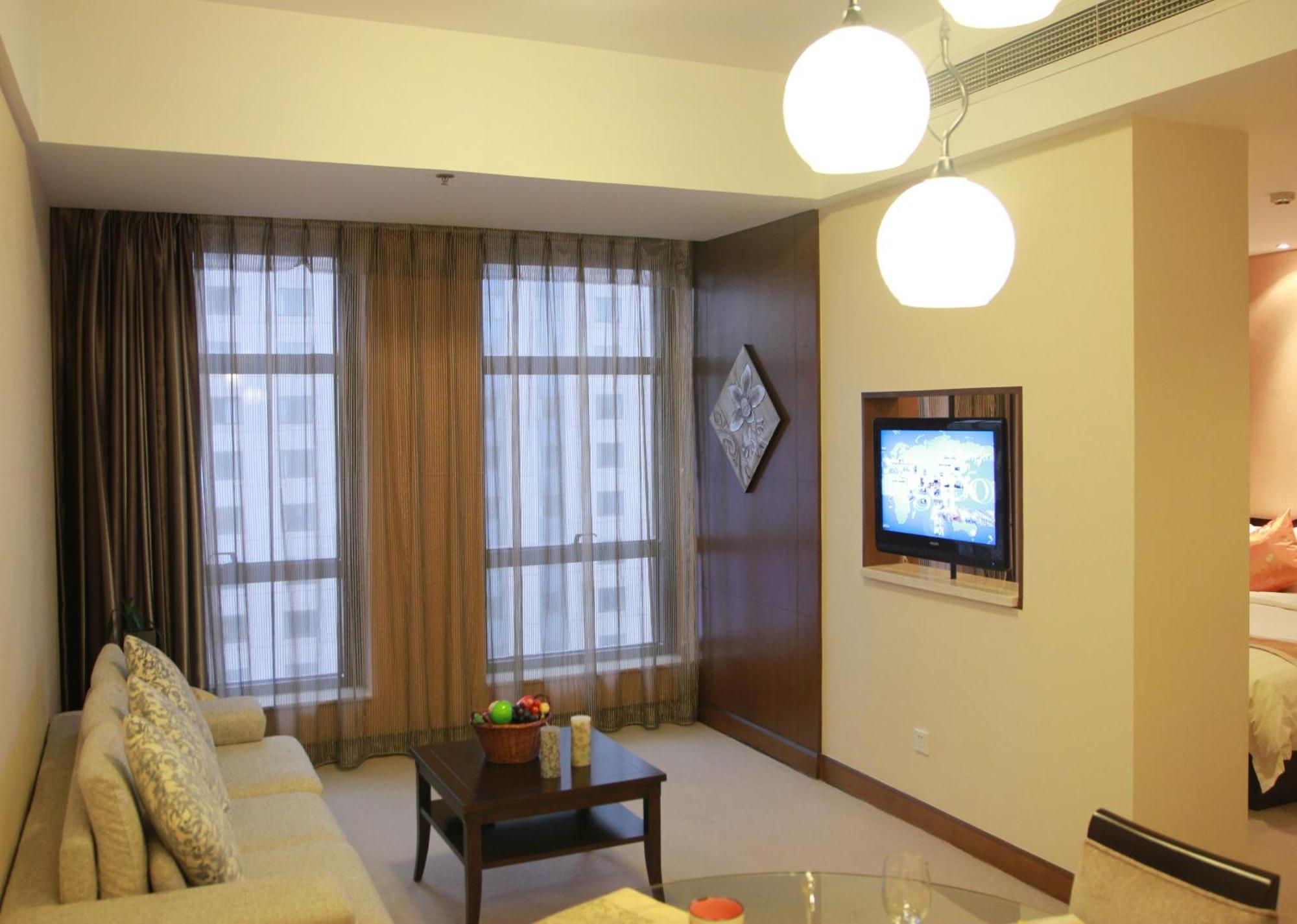 Dalian Asia Pacific Service Apartment Buitenkant foto