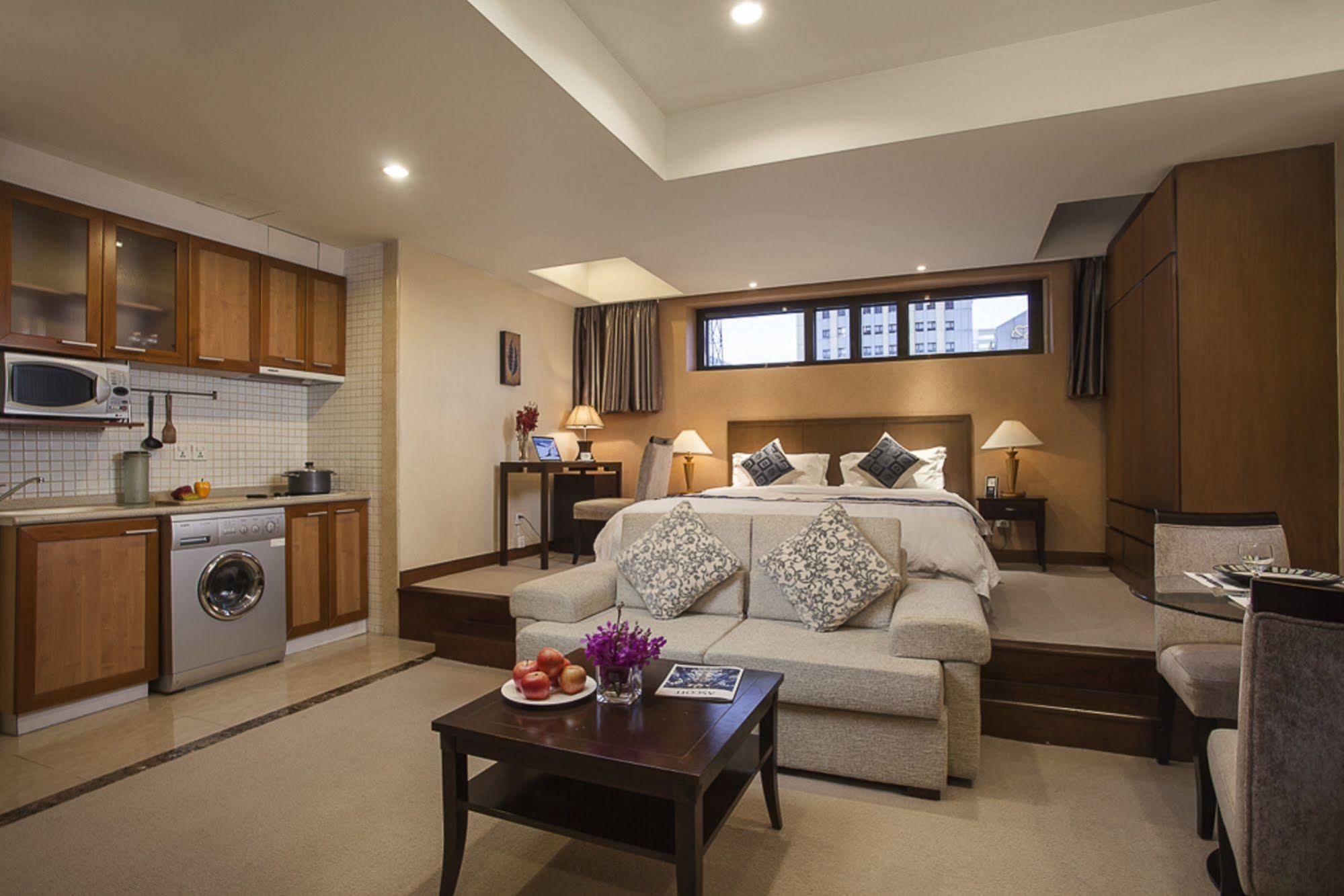 Dalian Asia Pacific Service Apartment Buitenkant foto
